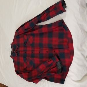 Three sixty six brand plaid flannel, size M
